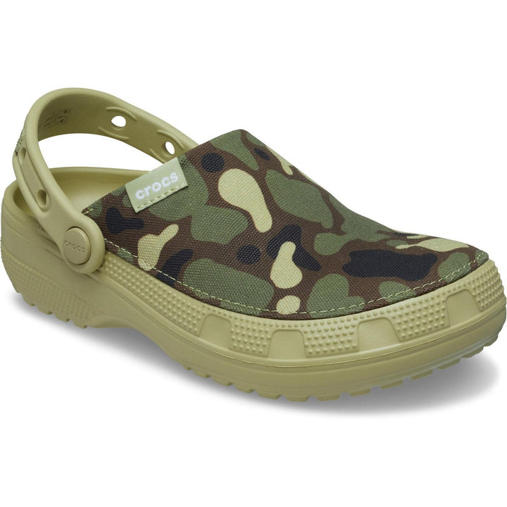 Classic Crafted Camo Clog Tac Green