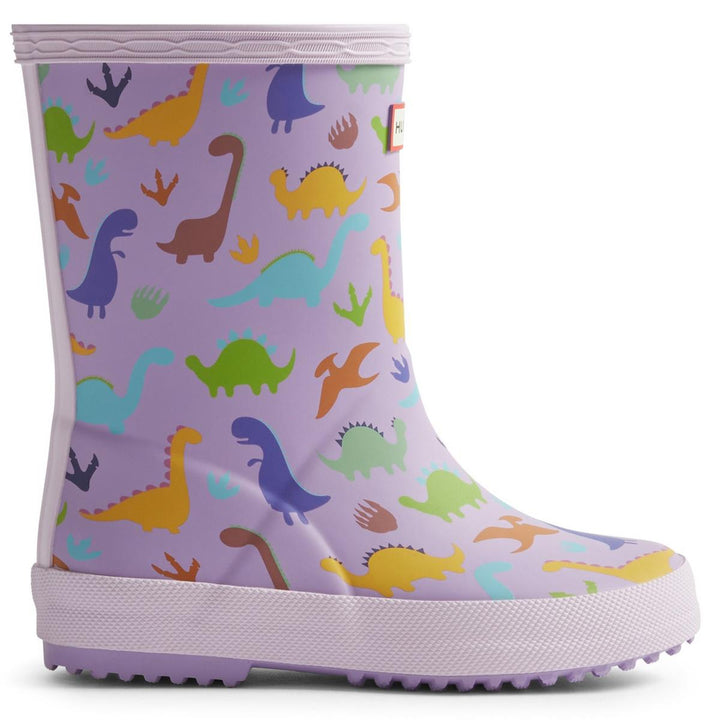 Hunter Kids Dinosaur Boot Purple Dinosaur – view 4