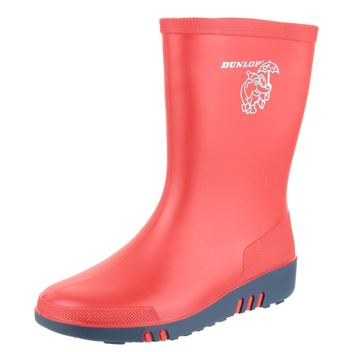Dunlop Mini Wellington Red/bl