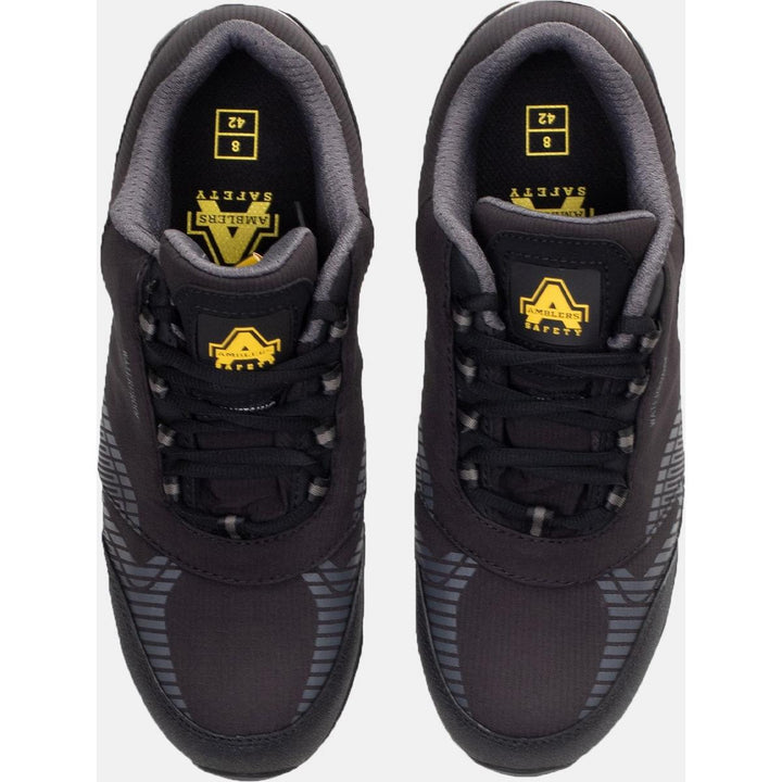 Amblers Safety FS29C Waterproof Metal Free Non Leather Safety Trainer Black