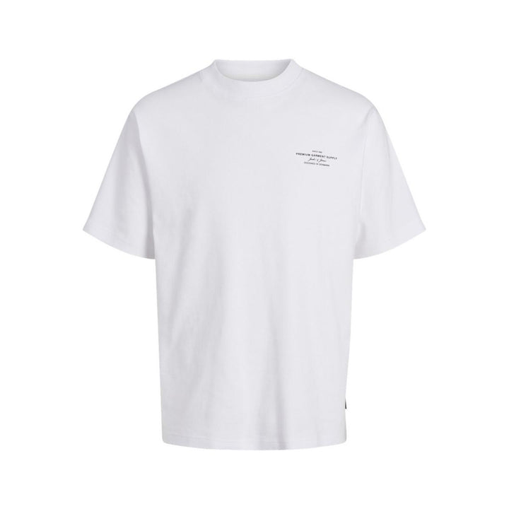 Jack & Jones Chad Branding Tee Shirt White