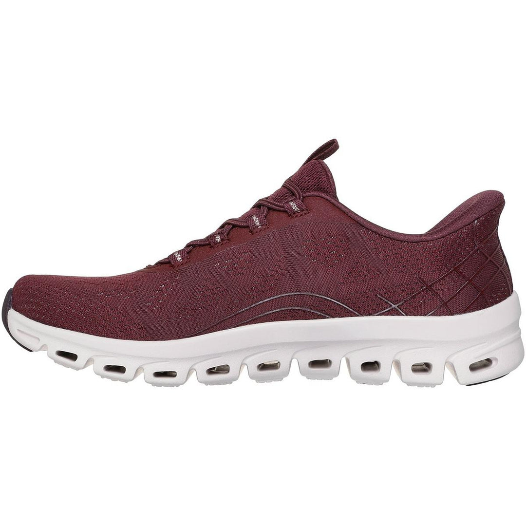 Skechers Glide-Step Elevate Amaze Trainers Burgundy