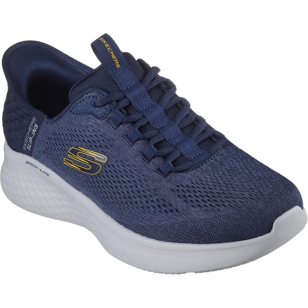 Skech-Lite Pro Primebase Trainers Navy/Yellow