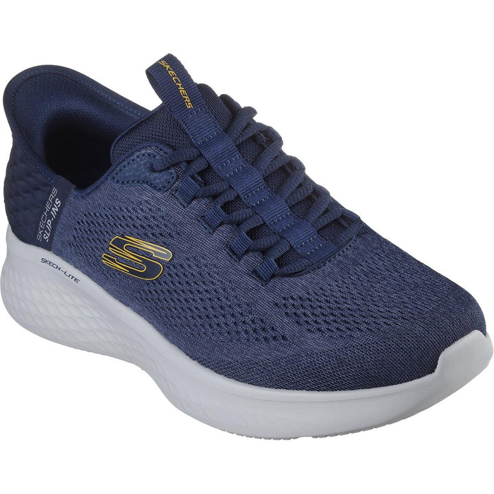 Skech-Lite Pro Primebase Trainers Navy/Yellow