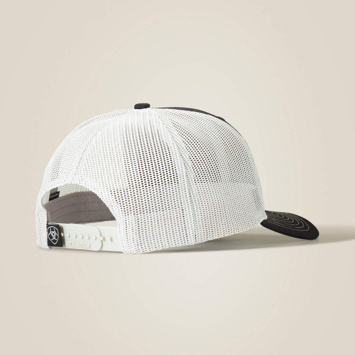 Ariat M F Small Logo Mesh Snap Back Black/gray – view 2