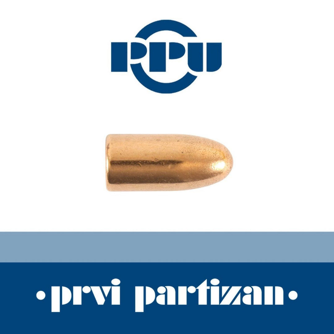 PPU Prvi Partizan .307 110gr FMJ RN Bullets, Pack of 100