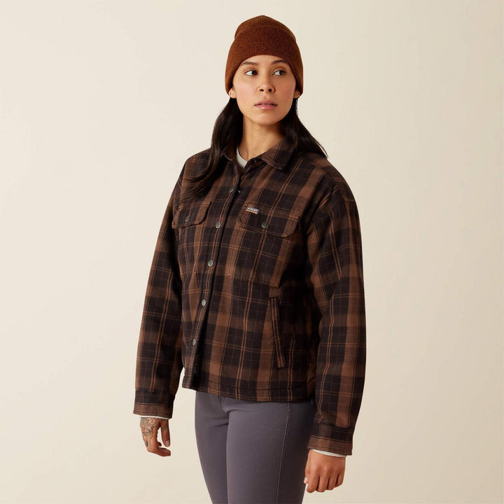 Ariat Ladies Rebar Flannel Insulated Shirt Jacket