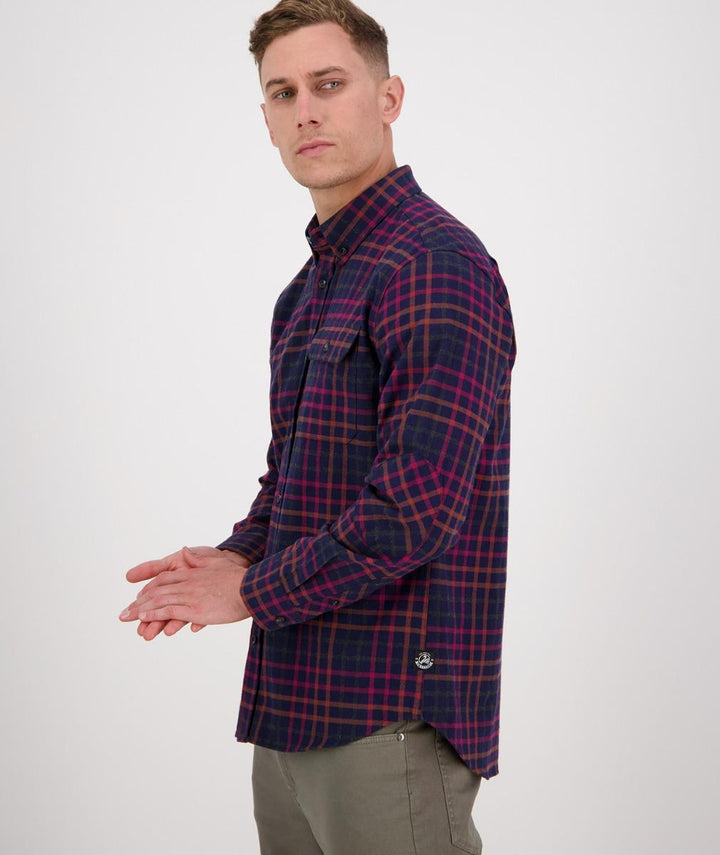 Swanndri Eastcott L/S Shirt Navy