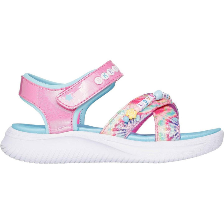 Skechers Jumpsters Tie Dye BFFs Sandal Pink/Multi