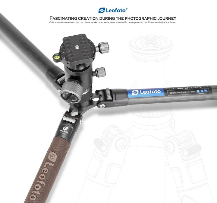 Leofoto Urban LX-284CT Carbon Tripod with XB-38 Ball Head