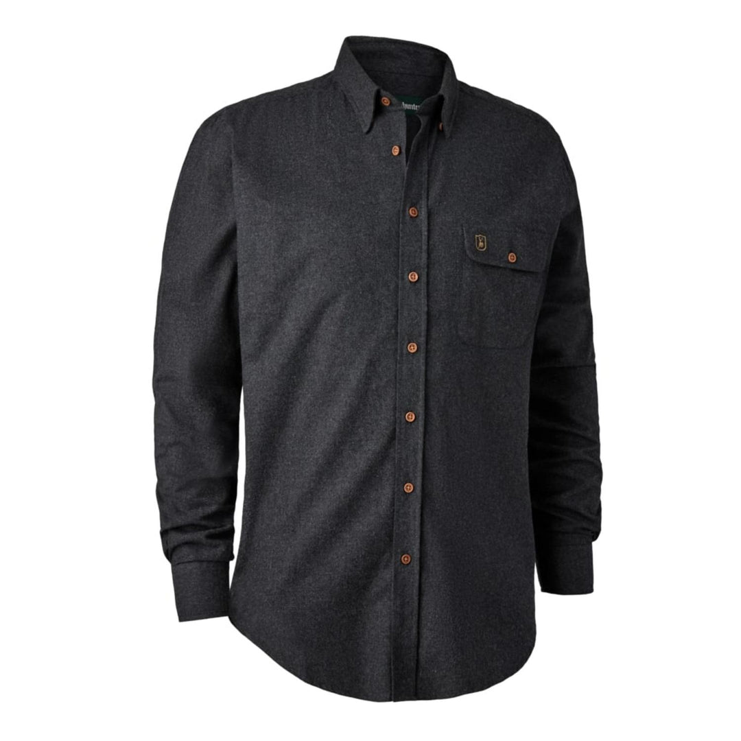 Deerhunter Liam Shirt Black Ink 51/52 Black - Hunting shirt breathable cotton for Men