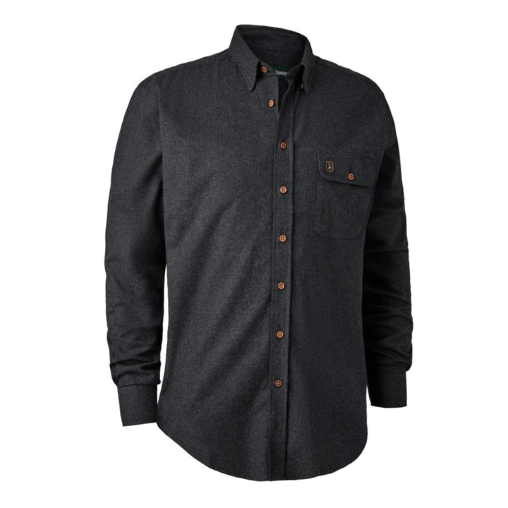 Deerhunter Liam Shirt Black Ink 51/52 Black - Hunting shirt breathable cotton for Men