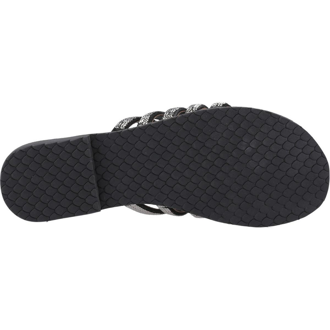 Hush Puppies Paris Slide Sandal Black/Silver – view 3