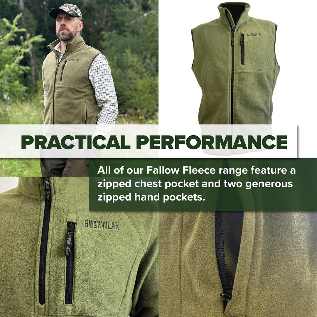 BushWear Dagget Fallow Fleece Gilet