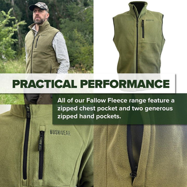 BushWear Dagget Fallow Fleece Gilet