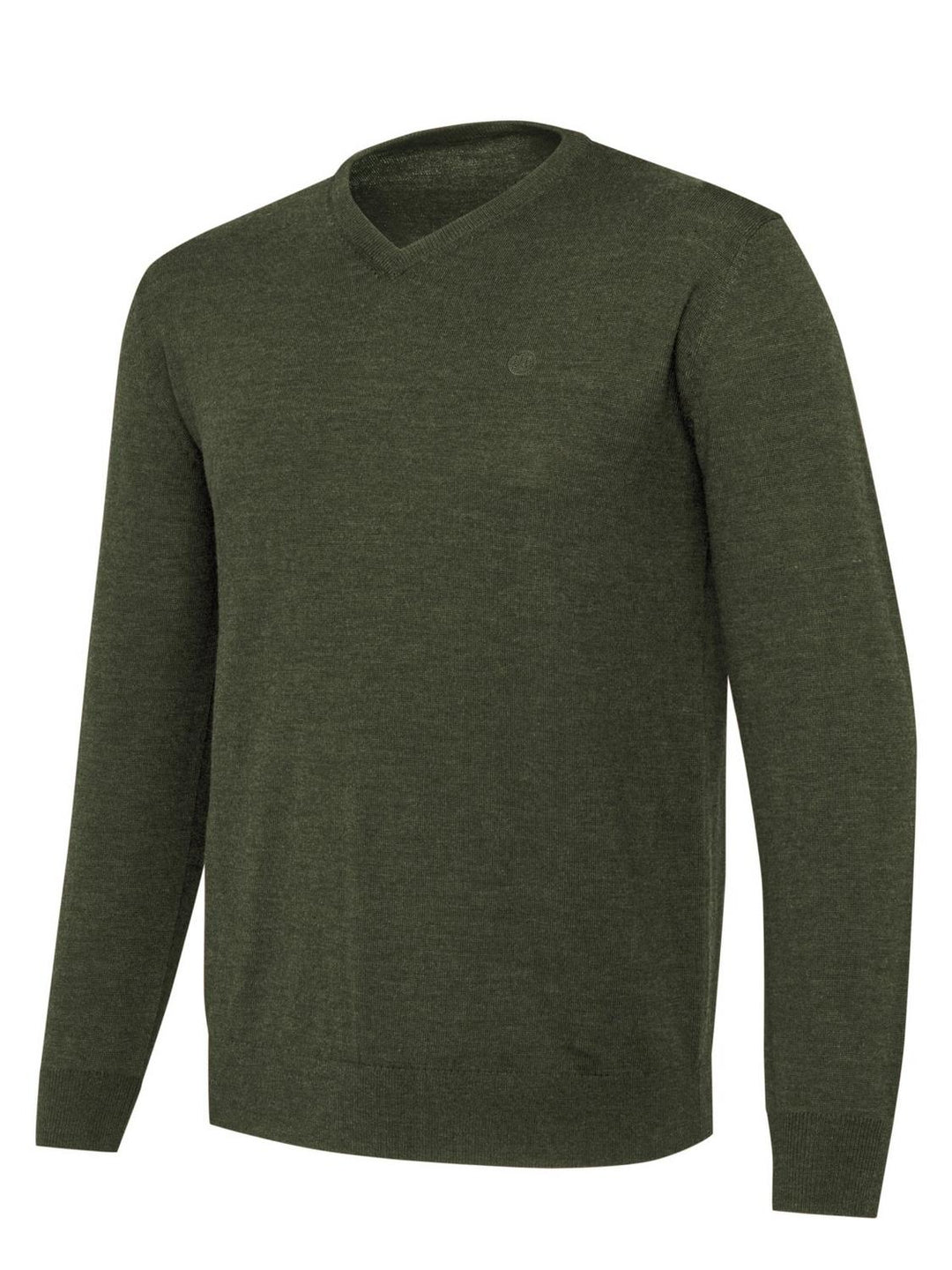 Beretta MERINO V-NECK SWEATER Green Moss – view 2