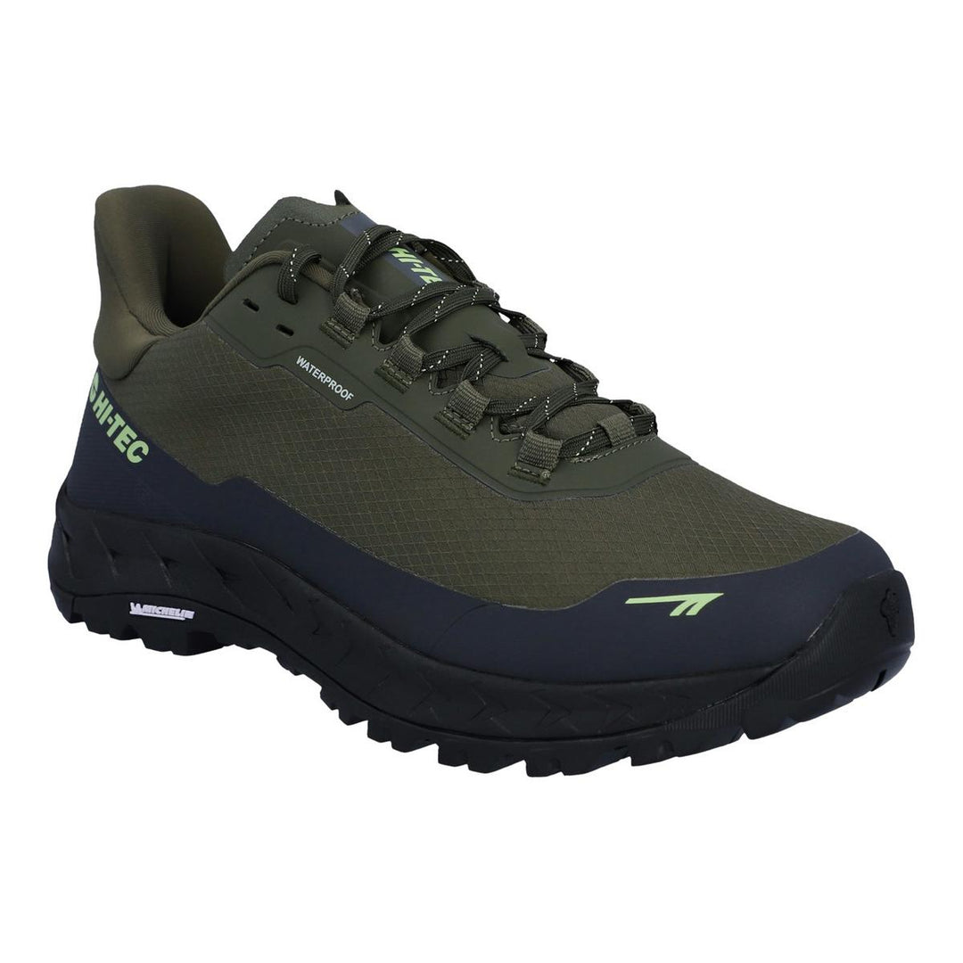 Hi-Tec ALTITUDE LITE WP Shoe Olive Night/Charcoal Grey/Lime