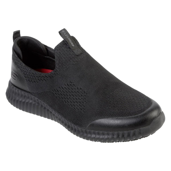 Skechers Workwear Cessnock Colleton Slip Resistant Shoe Black