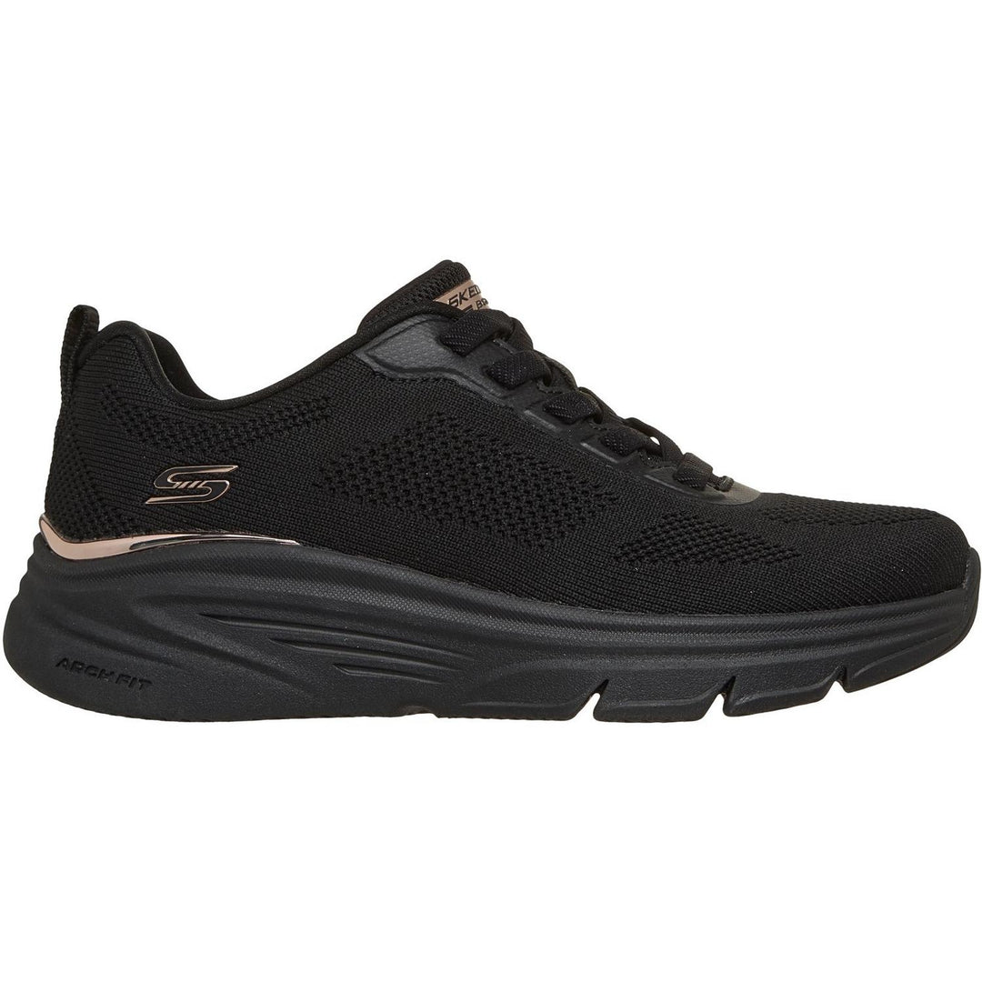 BOBS ARCH FIT ELEV8 Black Engineered Knit