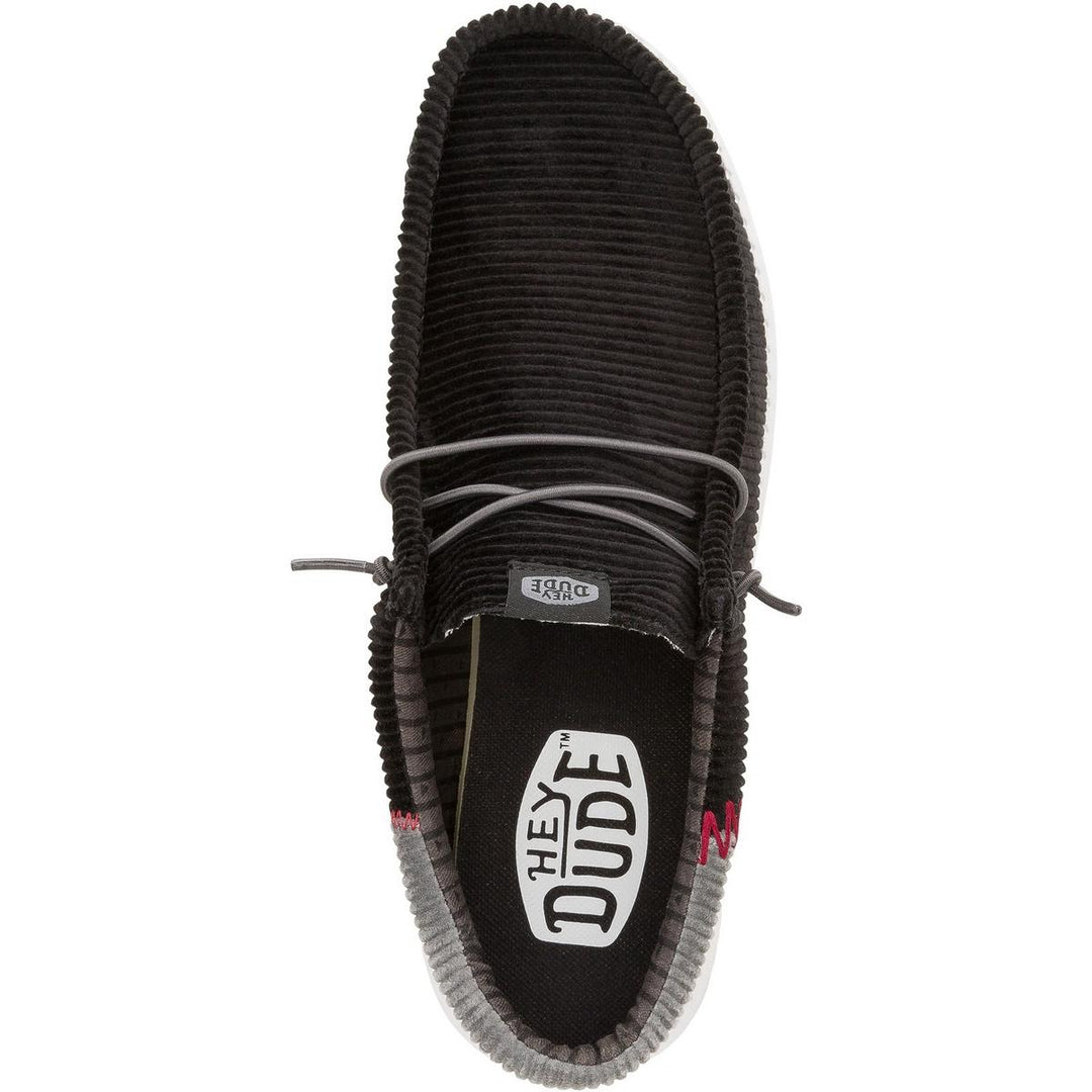 HEYDUDE Wally Funk Corduroy Shoes Black