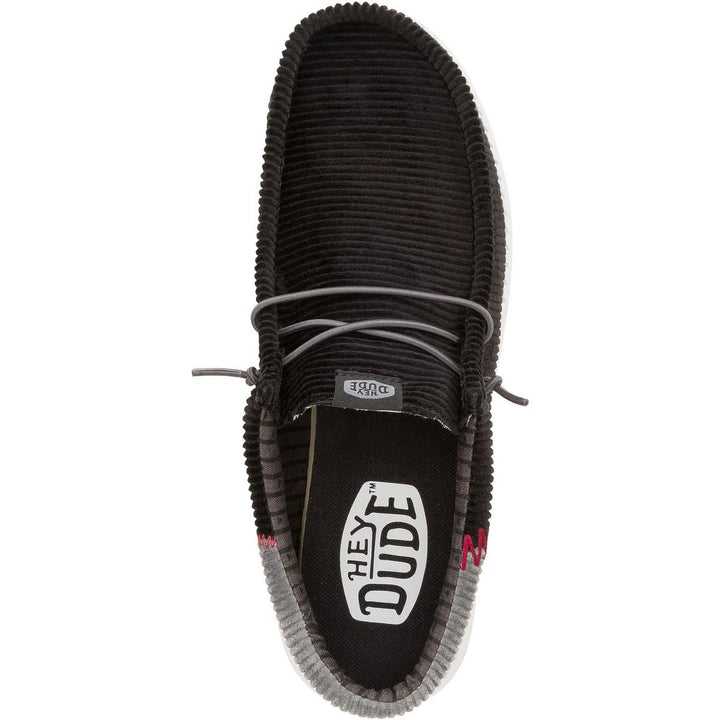 HEYDUDE Wally Funk Corduroy Shoes Black