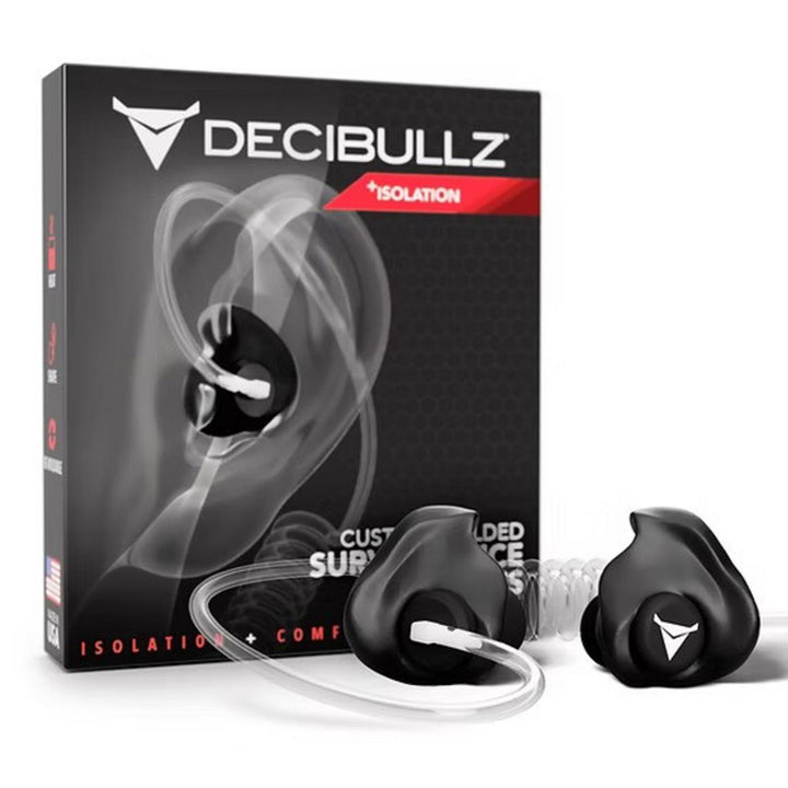 Decibullz Acoustic Tube Earpiece — Isolation