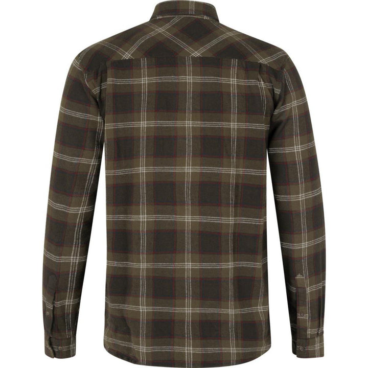 Seeland Glen Flannel Shirt Pine green check