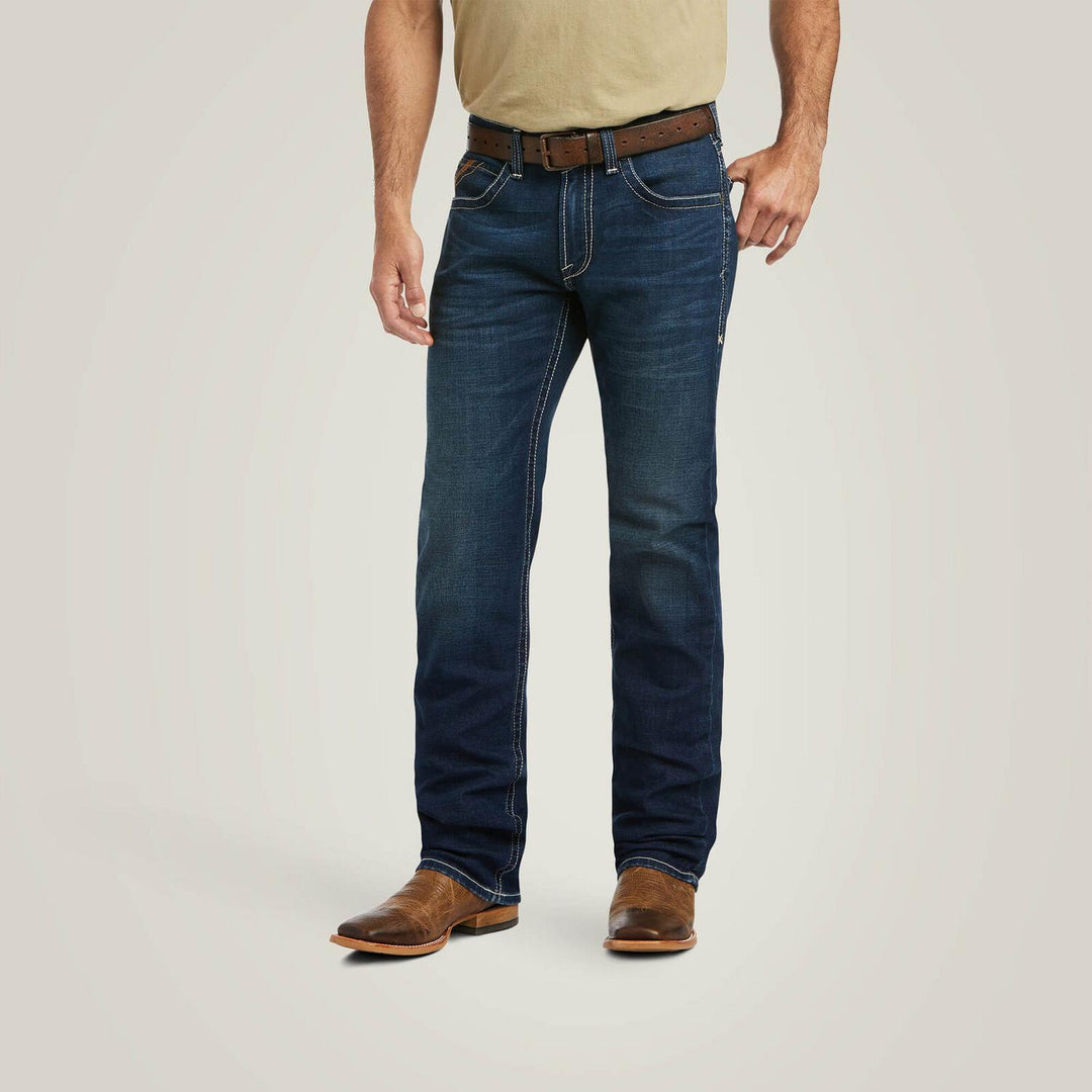 Ariat Mens M5 Straight Stretch Remming Stackable Straight Leg Jean