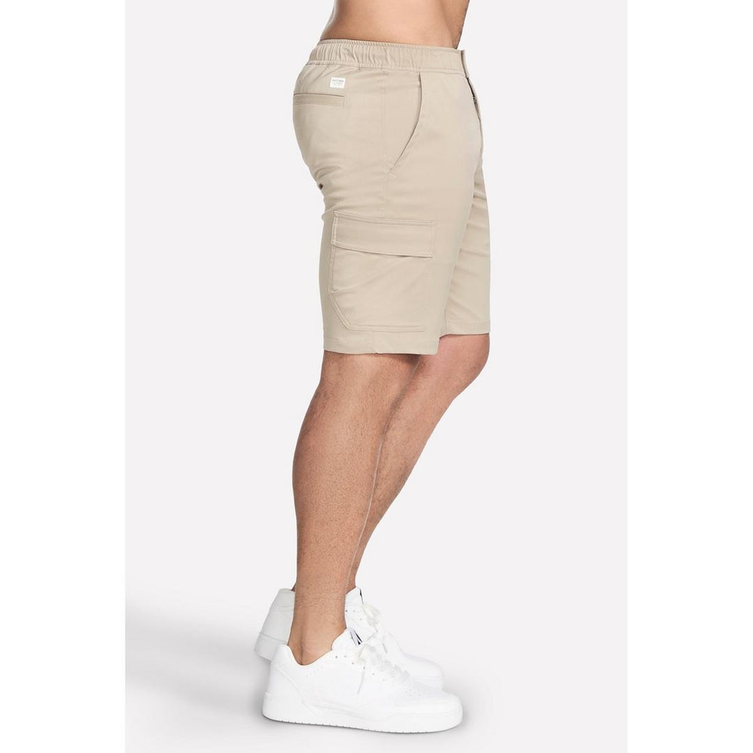 Skechers Performance Downtown Cargo 9 Inch Short Natural/Silver