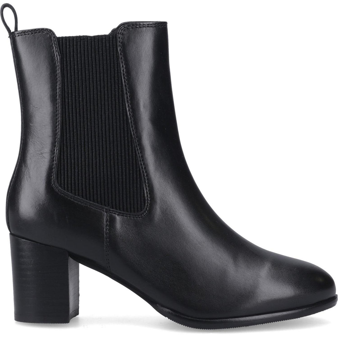 Camellia Heeled Boot BLACK