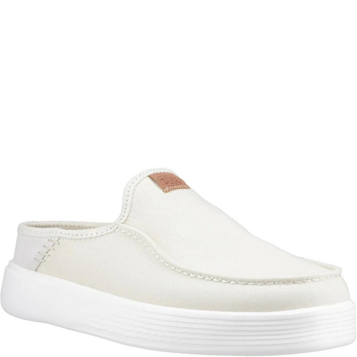 HEYDUDE Austin Workwear Mule Almost White/White