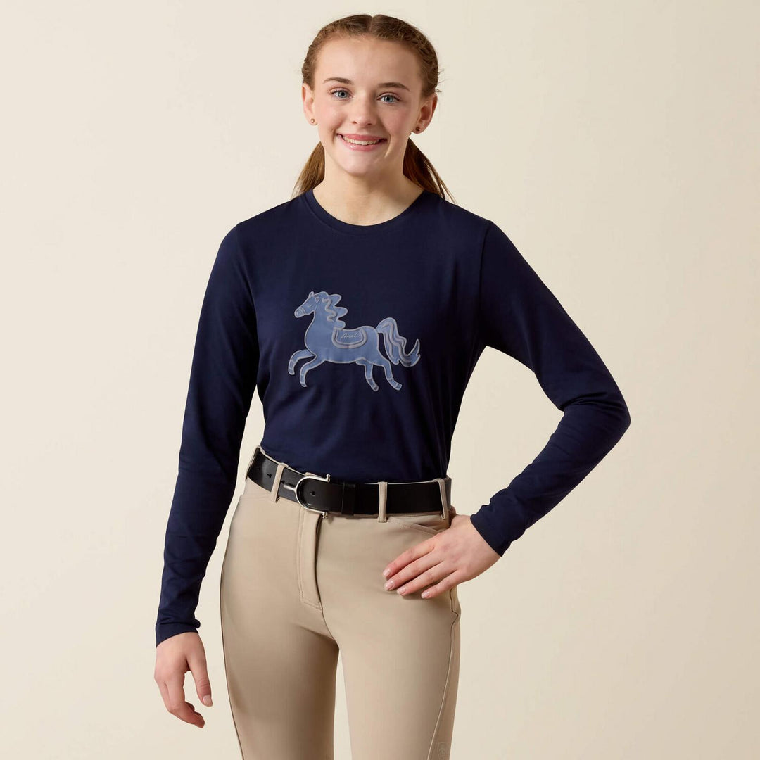Ariat Youth Pretty Pony Long Sleeve T-Shirt