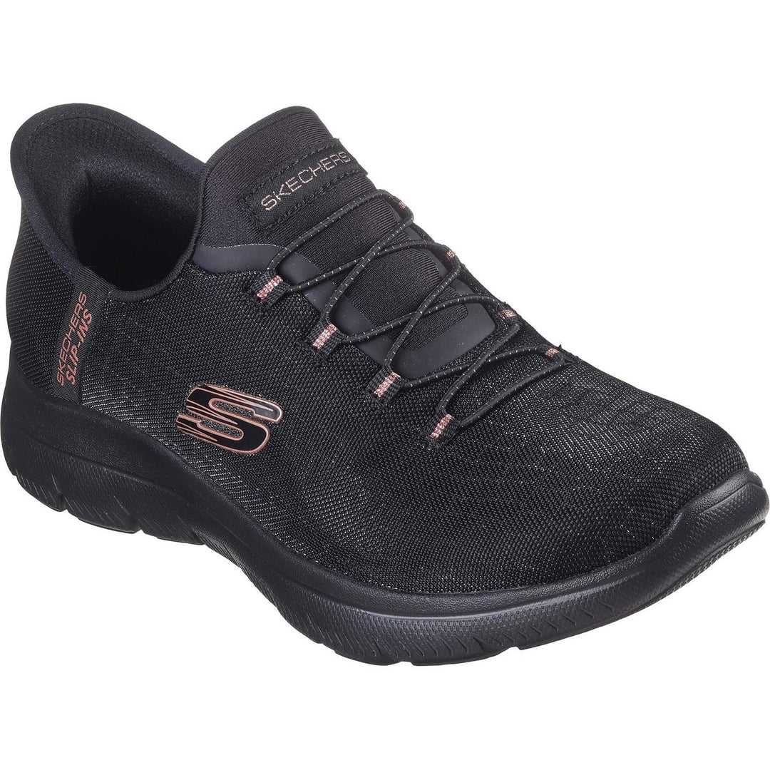 Summits Classy Night Shoe Black/Rose Gold
