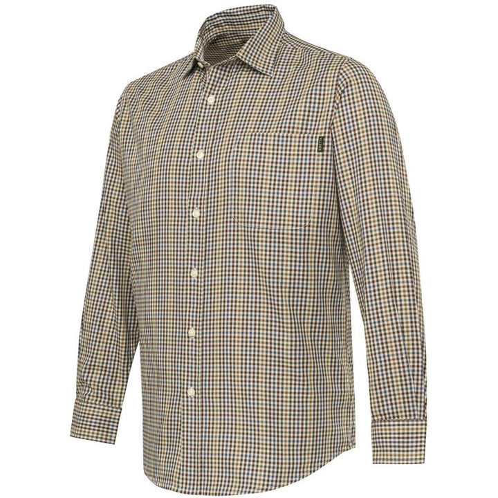 Beretta BRYGGEN SHIRT Beige & Orange Check