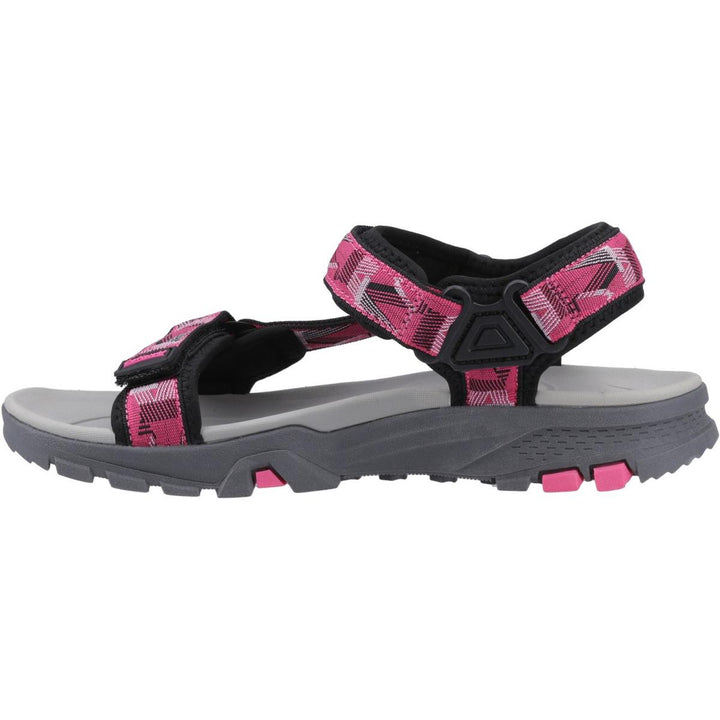 Cotswold Stanton Sandals Black/Fuchsia