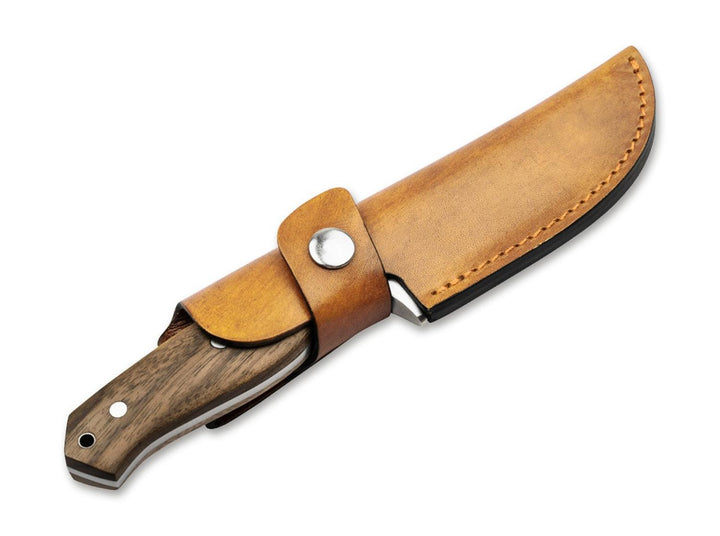 Böker Plus Walnut Drop Fixed Blade Hunting Knife