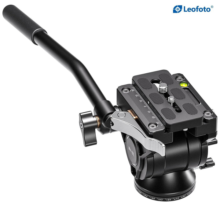 Leofoto BV-10L Fluid Video Head with Lever-Release Arca Clamp