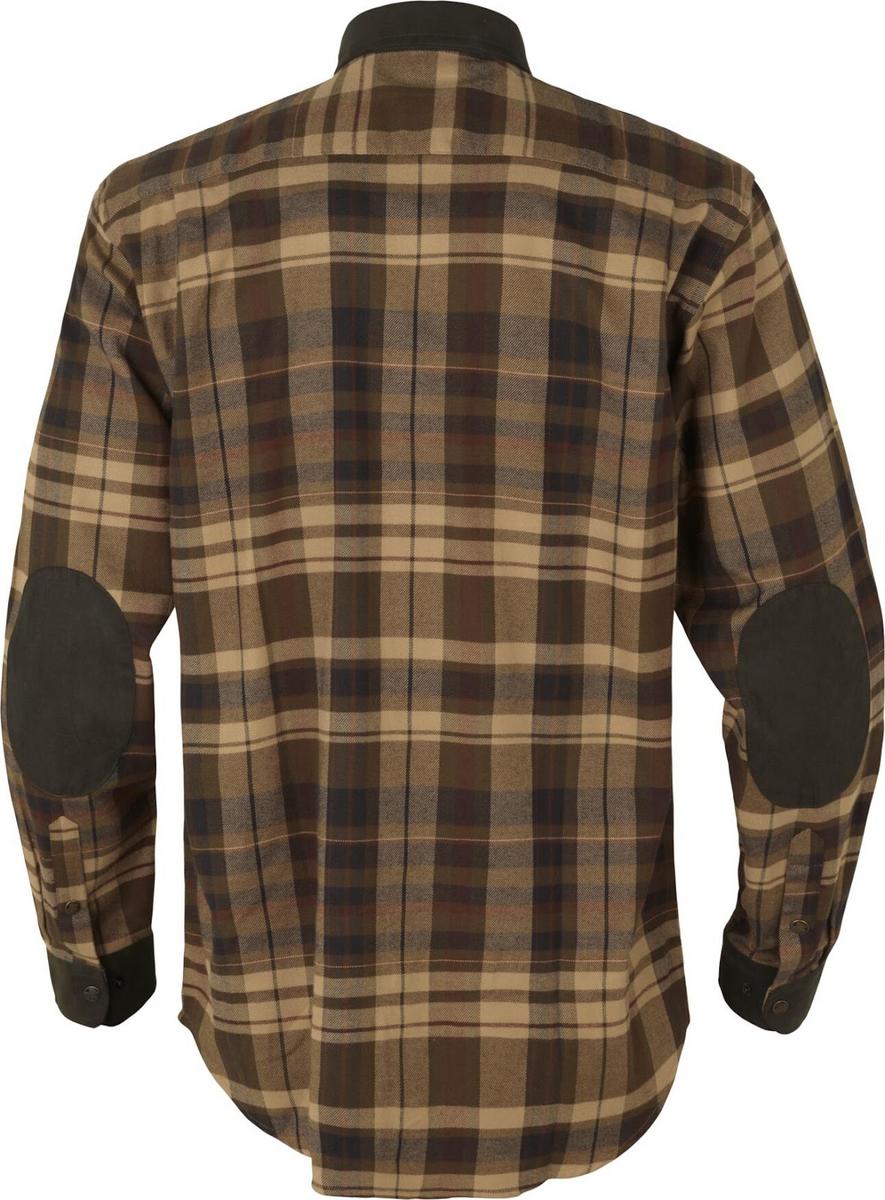Harkila Pajala shirt Beige w/brown