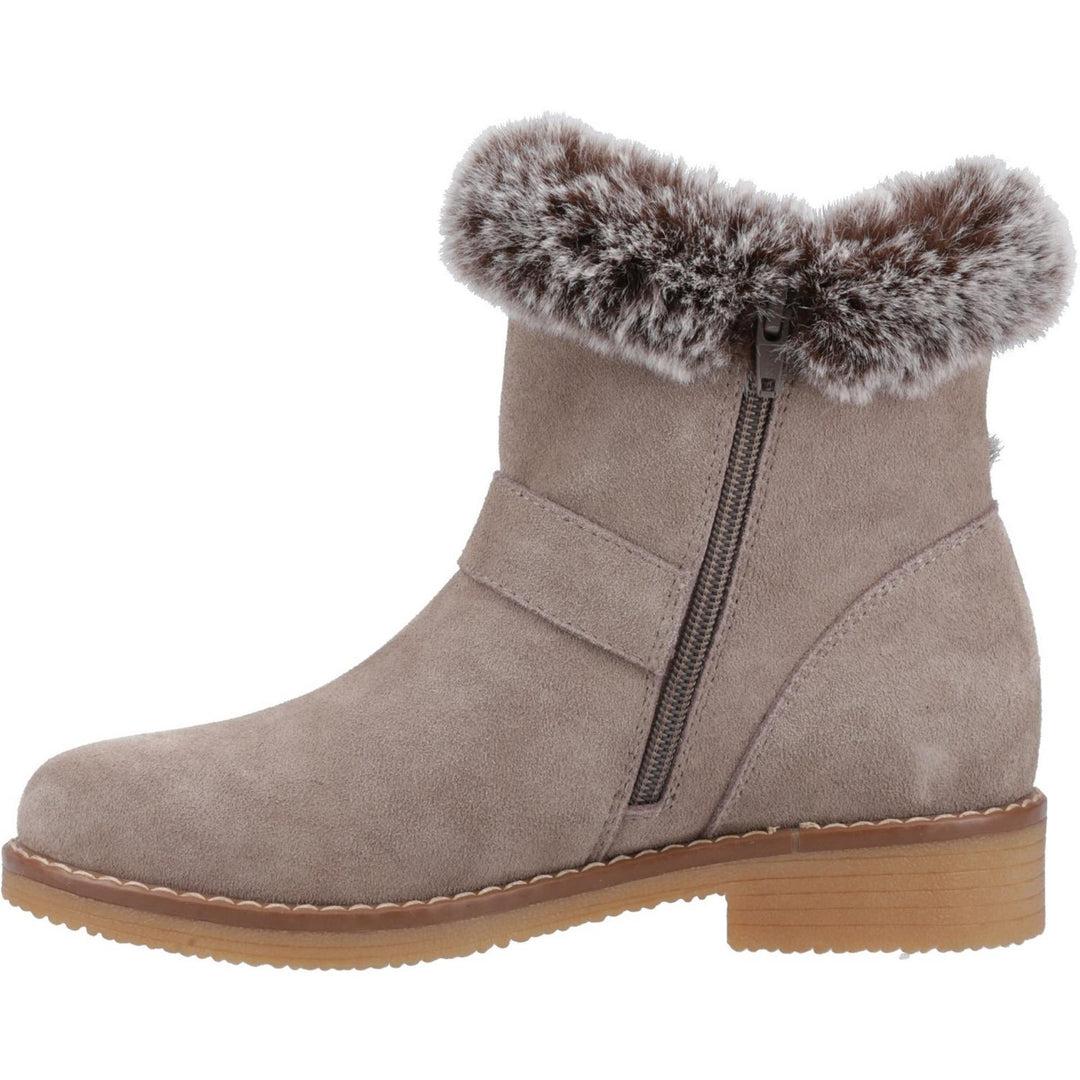 Hannah Wide Fit Boot TAUPE