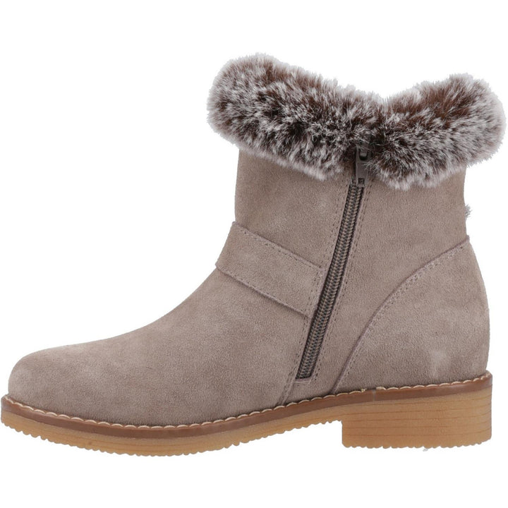 Hannah Wide Fit Boot TAUPE
