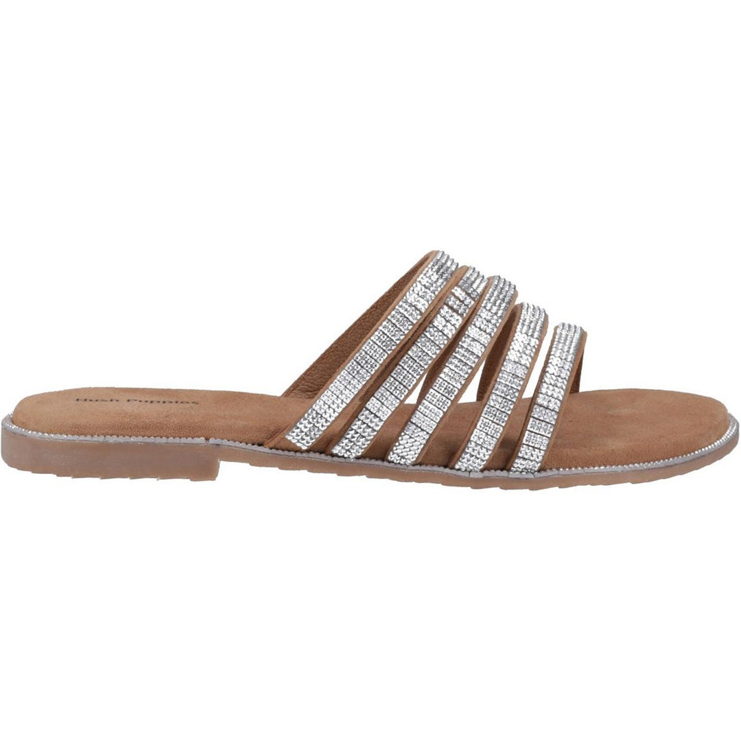 Hush Puppies Paris Slide Sandal Tan/Silver – view 5