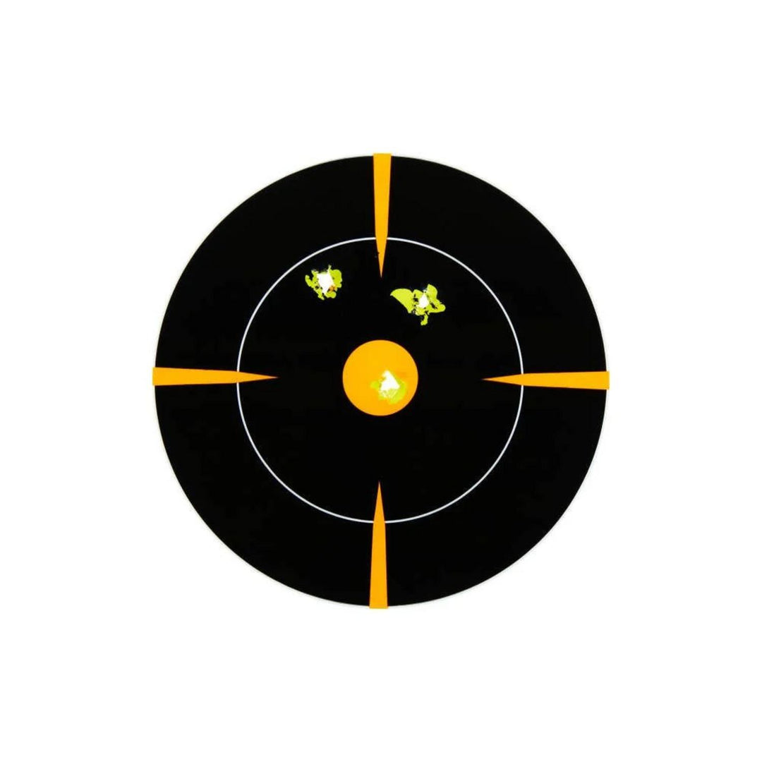 Allen EZ Aim Adhesive Splash 6 Inch Bullseye Target 12 Pack