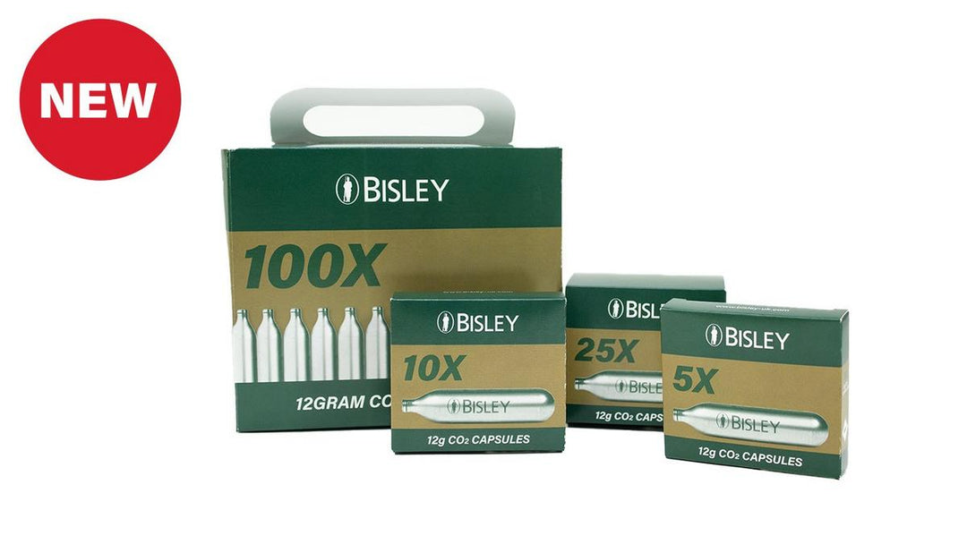 Bisley 12g CO2 Capsules for Air Pistols & Rifles