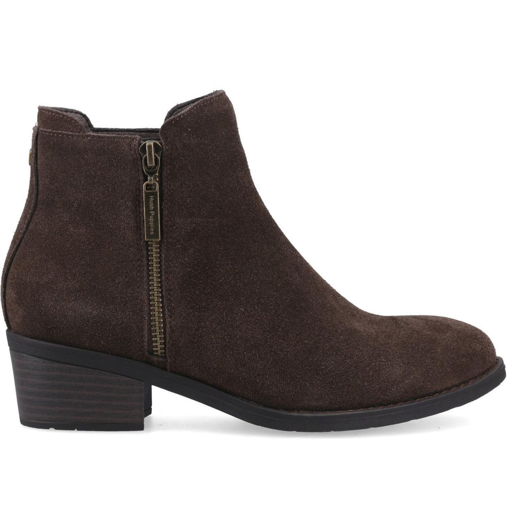 Ingrid Zip Boot Chocolate