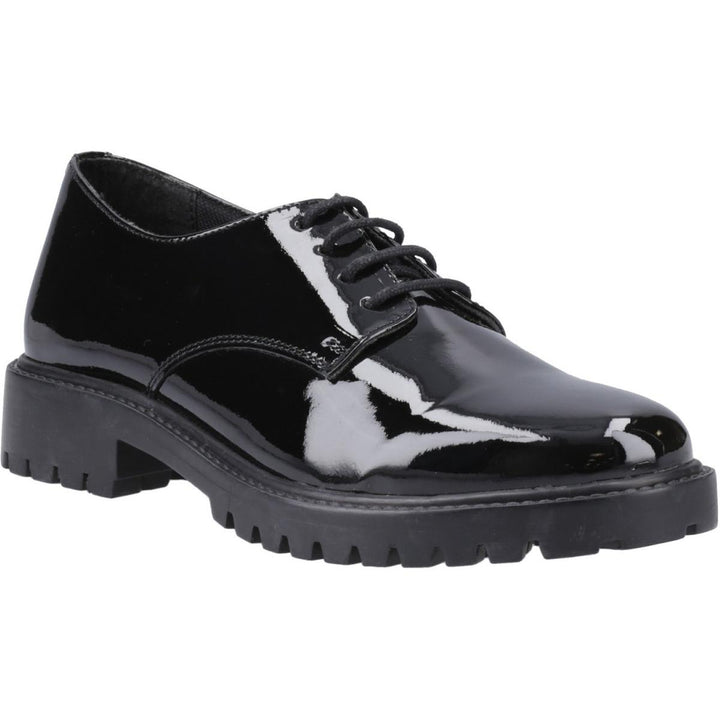 Hush Puppies Aubrey Lace Up Patent Jnr