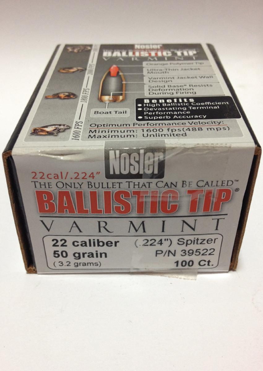 22/.224 50gr Heads (Ballis Tip) 100pk 39522