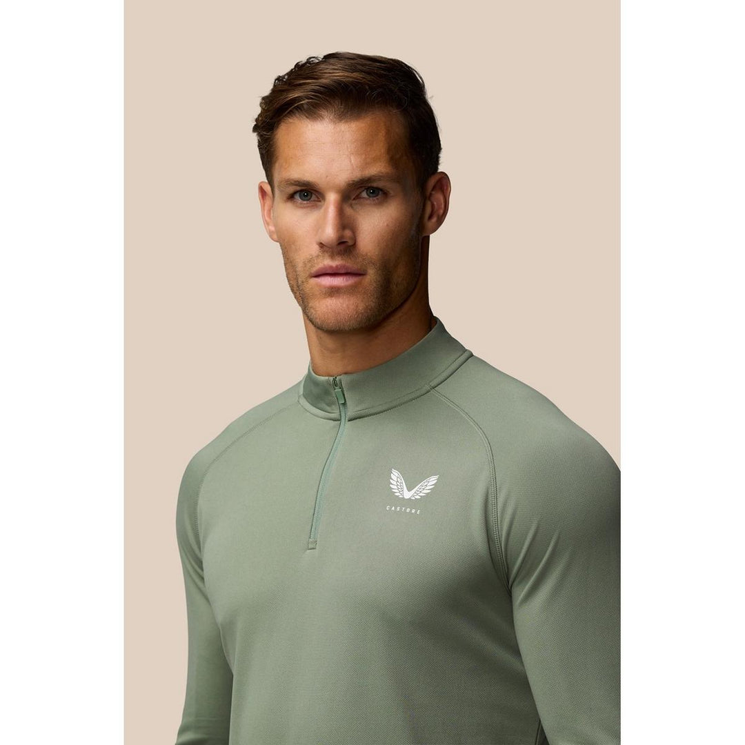 Castore Adapt Training 1/4 Zip Top Thyme/Mint