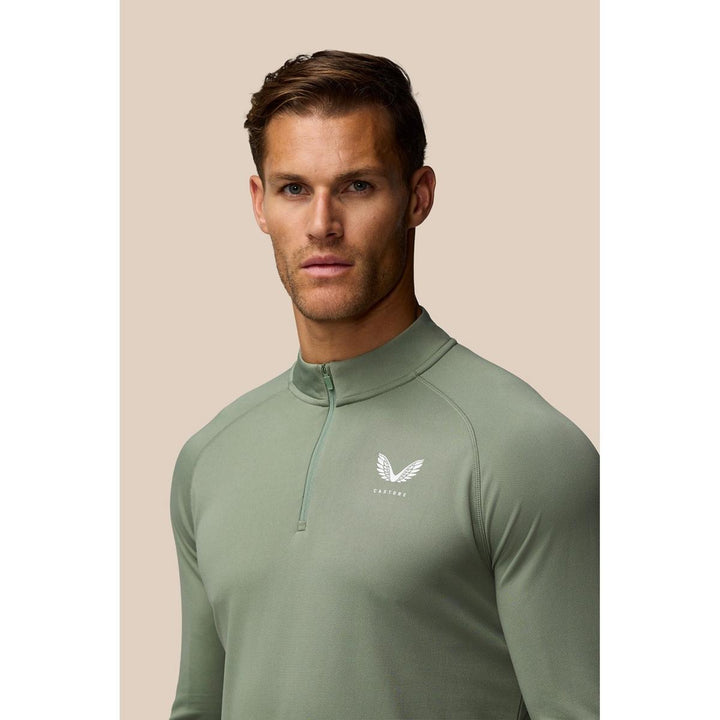 Castore Adapt Training 1/4 Zip Top Thyme/Mint