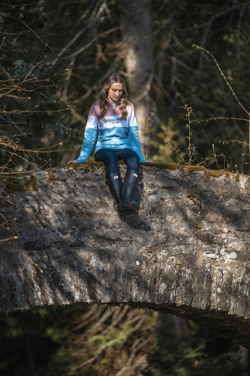 Hoggs of Fife Dumfries 1888 Ladies 1/4 Zip Sweatshirt
