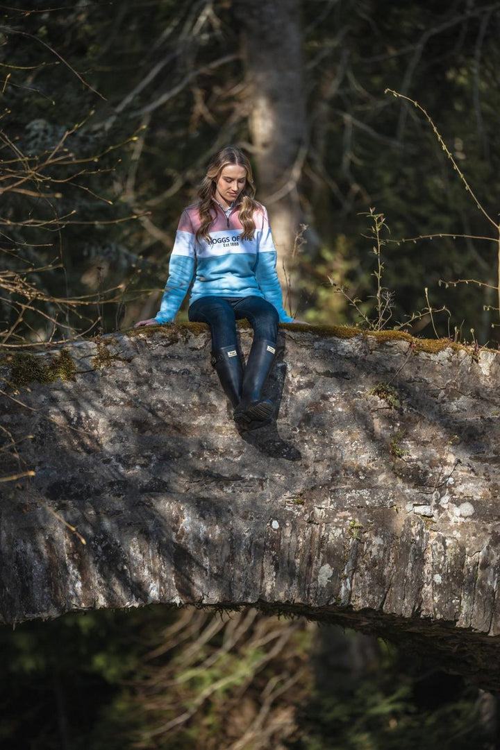 Hoggs of Fife Dumfries 1888 Ladies 1/4 Zip Sweatshirt